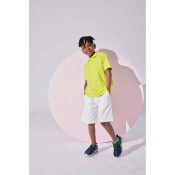 Lucas Boys Cotton Shorts – White, 3 of 3