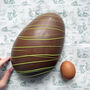 Giant Pistachio And Candy Floss Filled Easter Egg Half, thumbnail 1 of 4