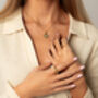 Gold Or Silver Butterfly Coin Necklace, thumbnail 10 of 10