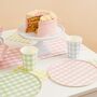 Pastel Gingham Party Cups, thumbnail 7 of 9