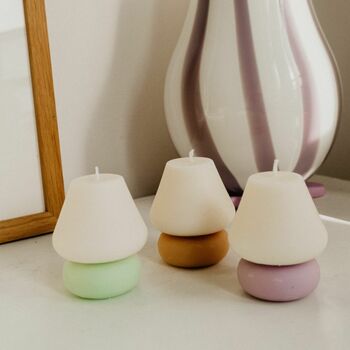 Baby Mushroom Table Lamp Candles, 3 of 3