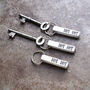 10th Anniversary Aluminium Bar Keyring, thumbnail 3 of 7