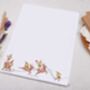 A4 Letter Writing Paper With Christmas Elves And Reindeer, thumbnail 2 of 6