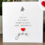 Romantic Christmas Card For Husband Or Wife, thumbnail 3 of 4