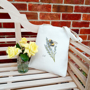 Personalised Bee Tote Bag, 4 of 9