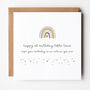 Personalised 1st Birthday Card Two Colour Options, thumbnail 1 of 2