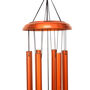 Personalised 30 Inch Sunset Orange Wind Chime For Garden Decoration, thumbnail 6 of 11
