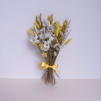 Mini Yellow Daisy Dried Flower Arrangement, 4 of 5