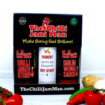 'Hot Stuff' Personalised Chilli Sauce, 5 of 5
