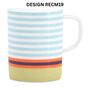 Coffee Or Tea Mug In Fine Porcelain Multicoloured, thumbnail 2 of 12