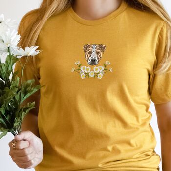 Personalised Staffordshire Bull Terrier T Shirt, 5 of 12