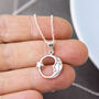 Sterling Silver Moonface Necklace, thumbnail 1 of 8