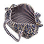 Serendipity Cotton Duffel Bag Indigo Ikat, thumbnail 5 of 5