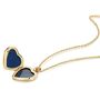 Lapis Lazuli Heart Locket 18 K Gold Plate, thumbnail 5 of 8