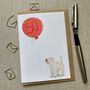 Personalised Wheaten Terrier Birthday Card, thumbnail 2 of 4