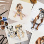 Original Hand Painted Watercolour Dog Portrait | Custom Pet Portrait From Photo, thumbnail 11 of 11