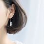 Sterling Silver Feather Dangle Earrings, thumbnail 2 of 4