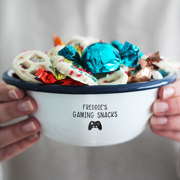 Personalised Gamer's Snack Bowl, 3 of 4