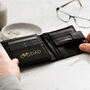 Personalised Men's Leather Wallet With Initials And Illustration, thumbnail 1 of 4