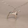 Personalised 3D Great Dane Silver Chain Bracelet, thumbnail 2 of 10