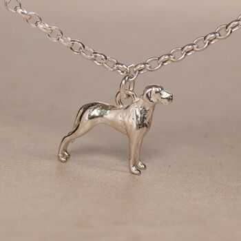 Personalised 3D Great Dane Silver Chain Bracelet, 2 of 10