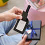 Personalised Luxury Leather Luggage Tag With Hot Stamped Name Or Initials, thumbnail 4 of 7