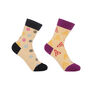 Peace Beige And Tri Beige Women's Socks Bundle, thumbnail 1 of 4