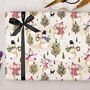Three Sheets Of Traditional Snowman Christmas Wrapping Paper, thumbnail 2 of 2