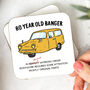 80 Year Old Banger Personalised Mug, thumbnail 3 of 3
