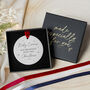 Baby's First Christmas Bauble With Custom Name 2025, thumbnail 5 of 7