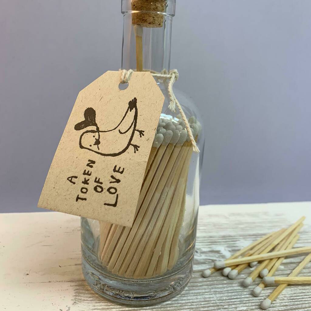 Log Burner Long Matches In A Jar By Nest