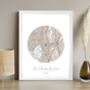 Our Special Place Personalised Handmade Map Print, thumbnail 10 of 11