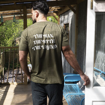 The Man The Myth The Legend Personalised T Shirt, 2 of 5