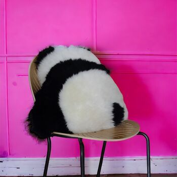 Plush Panda Lovers Faux Fur Throw Cushion, 5 of 5