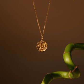 Hawaiian Pendant Necklace 18 K Gold Plated, 3 of 5