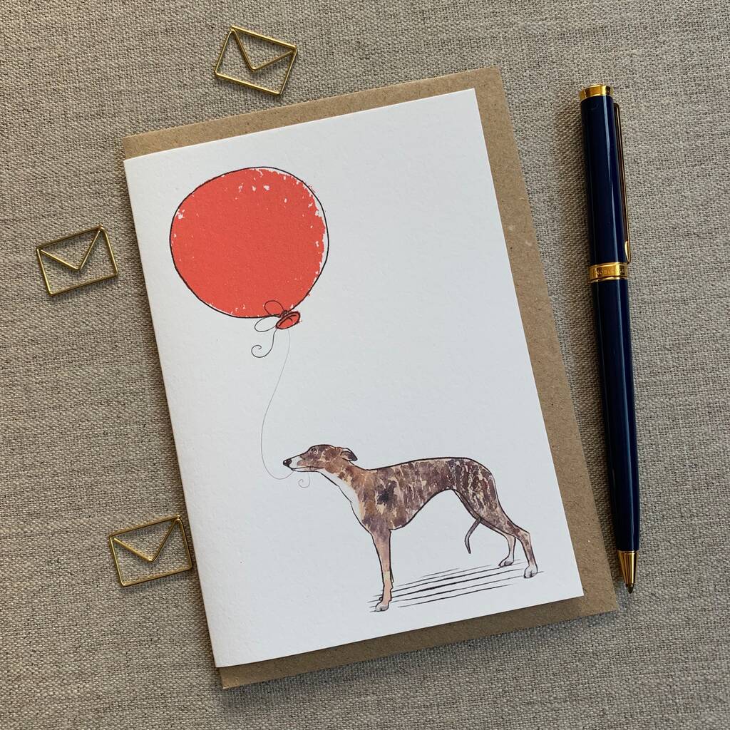 Personalised Greyhound Birthday Card, 1 of 8