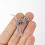 Marcasite Sterling Silver Cat Brooch, thumbnail 4 of 8