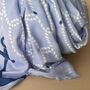 Rope And Anchor Print Scarf In Pale Blue, thumbnail 4 of 4