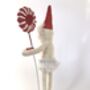 Candy Cane Flower Girl Christmas Tree Decoration, thumbnail 3 of 6