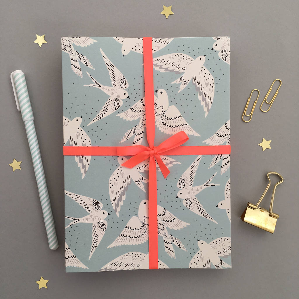 pack-of-four-bird-print-greetings-cards-by-elvira-van-vredenburgh-designs