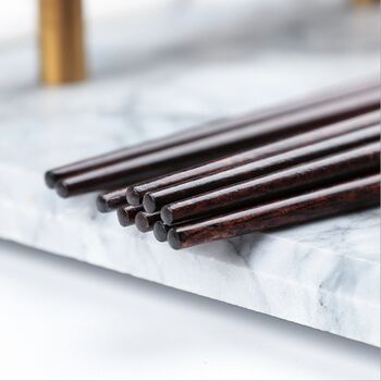 Fusion Marble Effect Wooden Chopsticks, 2 of 6
