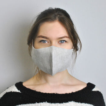 Linen Face Mask, 5 of 5