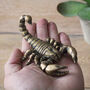 Gold Scorpion Ornament, thumbnail 3 of 3