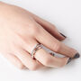 Entwined Serpent Ring In Silver, thumbnail 5 of 7