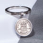 1946 80th Birthday Sixpence Coin Keyring Gift, thumbnail 1 of 6