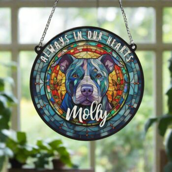 Staffie Memorial Suncatcher, 4 of 4