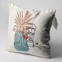 Cushion Cover Ancient Greek Abstract Face Pattern, thumbnail 3 of 7