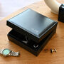 Personalised Classic Black Square Jewellery Box, thumbnail 1 of 7