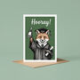 Fox Graduation Card, thumbnail 1 of 5