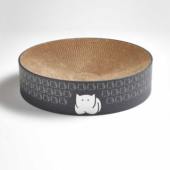 CatLoaf Luxury Cat Scratcher Bed, 4 of 9